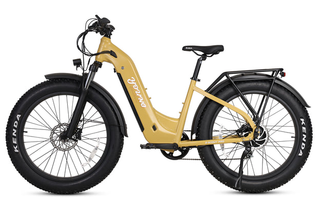 Young Electric E-Scout Pro Step-Through Commuter Ebike | Up to 80 Miles, 28 MPH | 960Wh LG Battery, 26’’ All-terrain eBike