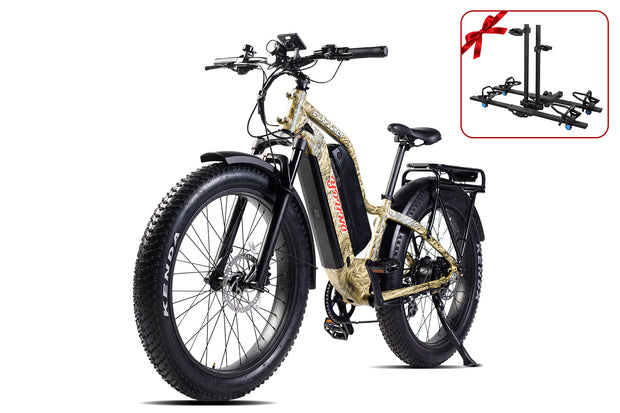 Young Electric E-Explorer 1000W Long Range Electric Hunting Bike | Optional Dual Battery｜26'' Fat Tire