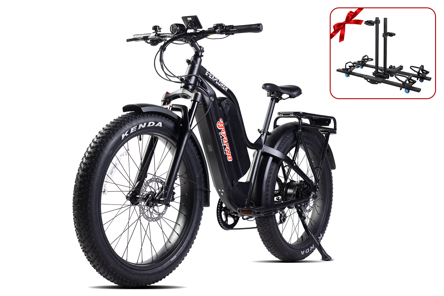 Young Electric E-Explorer 1000W Long Range Electric Hunting Bike | Optional Dual Battery｜26'' Fat Tire