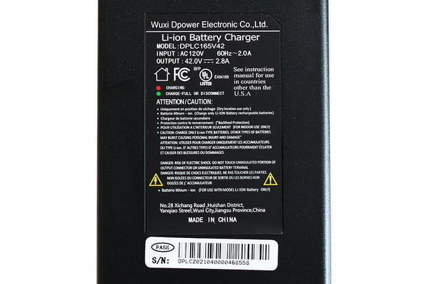 36V 3A Li-ion Battery Charger for E-Bikes